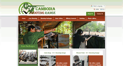Desktop Screenshot of cambodiashootingrange.com